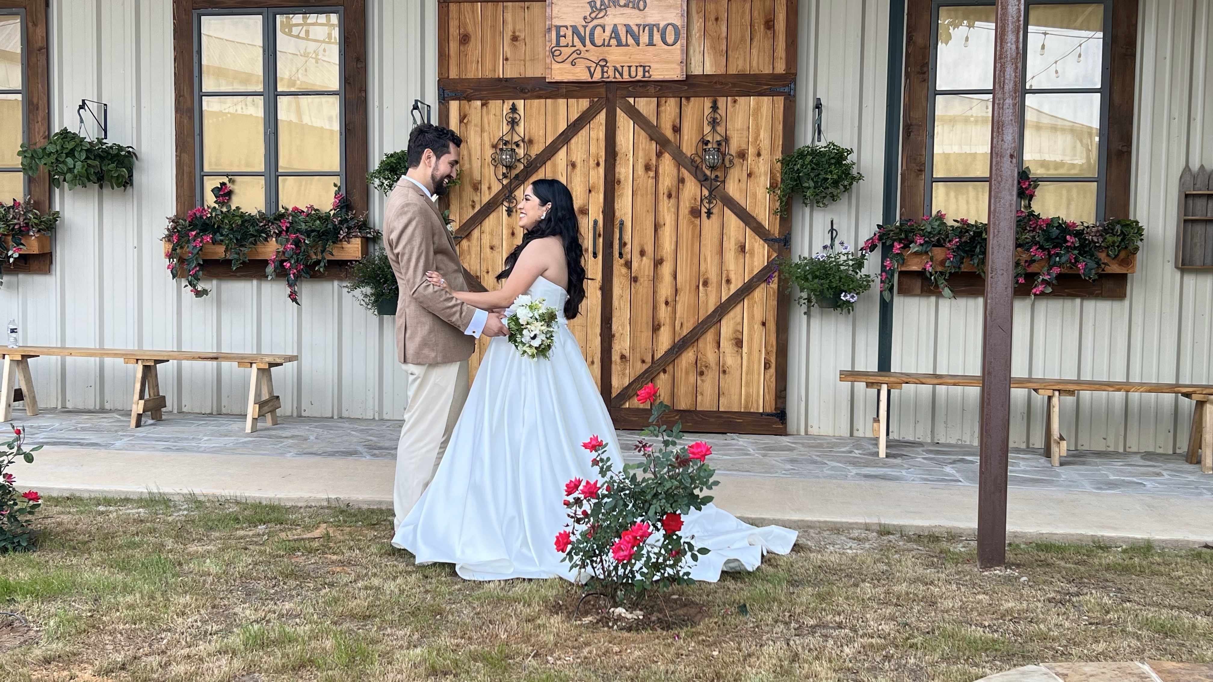 Outdoor Wedding Couple 2